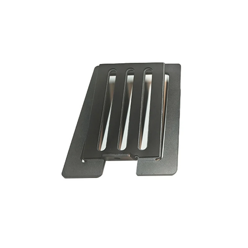 83CE Tilt Aluminum Alloy Desktop Speaker Stand With Nonslip Pad Detailing And Structural Reinforcement For Sound Systems