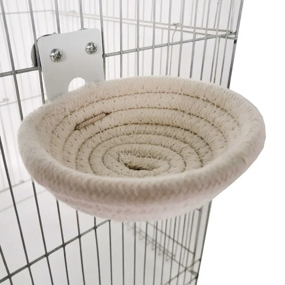 Pet Bird Nest Hanging Sleeping Bed Cotton Rope Cave Breeding Cage Toys Bird House Cockatoo Hut Parrot Lovebird Budgies Hamster