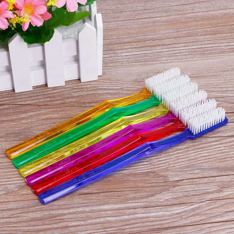 6x Dental Care Premium Hard Toothbrush Bristle Tooth Brush Set For Adult