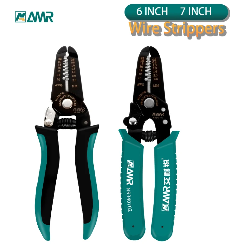 6-7inch multifunction Stripping Crimping Pliers Wire Stripper Multi Functional  Electrician Peeling Network Cable Stripper Tools