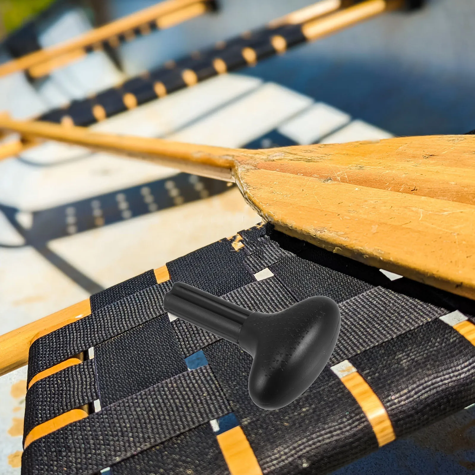 

Lightweight Adjustable Kayak Paddle Handle Replacement Surfboard T-Curved Handle Ergonomic Plastic Grip Boat Canoe