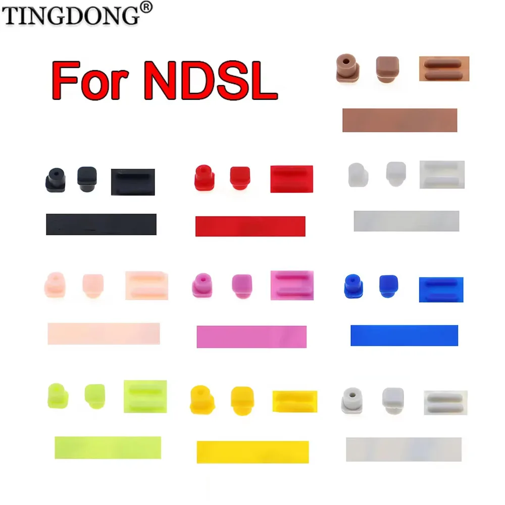 1/3/5/10Set Replacement Foot Pad Dustproof Rubber Plug Screw Hole Rubber Feet Cover for NDSL Game Console Repair Accessories