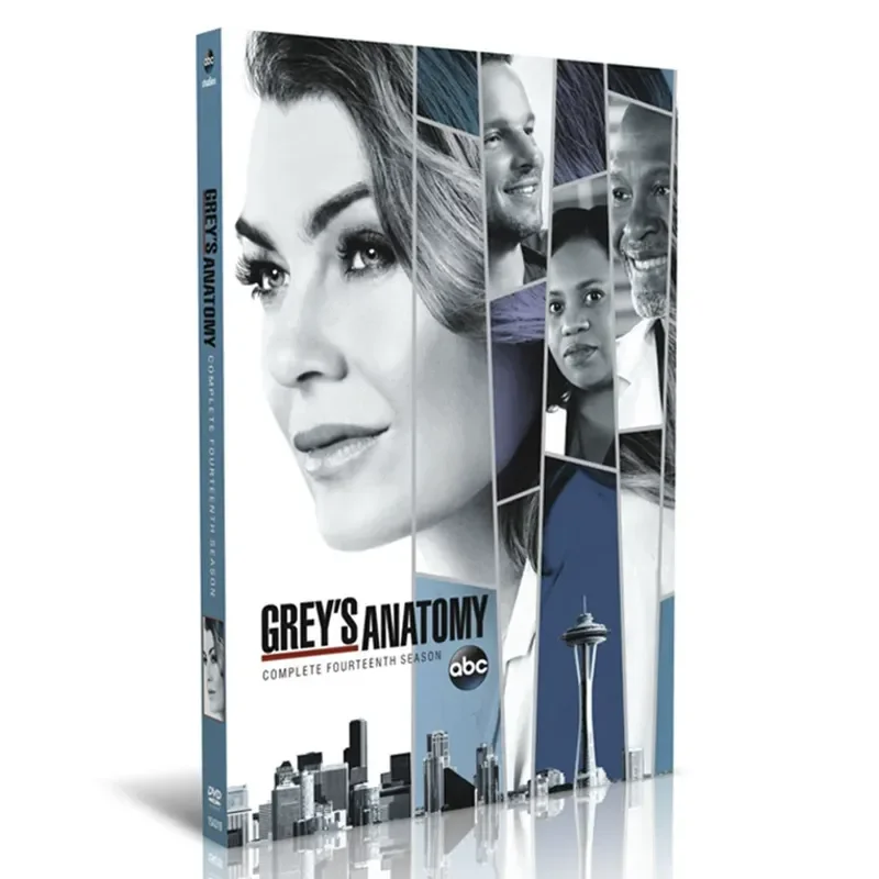 Greys Anatomy Season 14 Original English Version 5 Disc DVD Set
