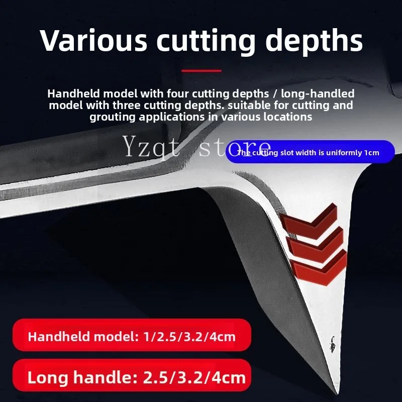 Fine stone concrete wet slit cutter cement mortar ground construction slotting slit tool expansion joint cutting artifact