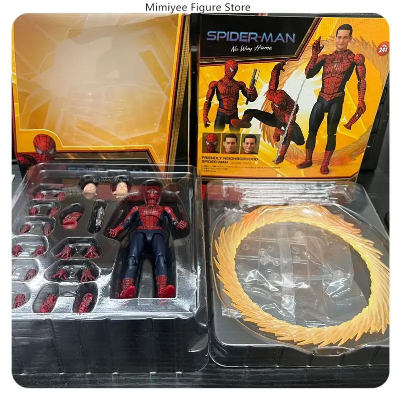 ​ ​ 15.5cm 스파이더맨 히어로 레드 블루 슈트 관절형 PVC 액션 피규어 스태츄 데스크탑 장식 선물 ​