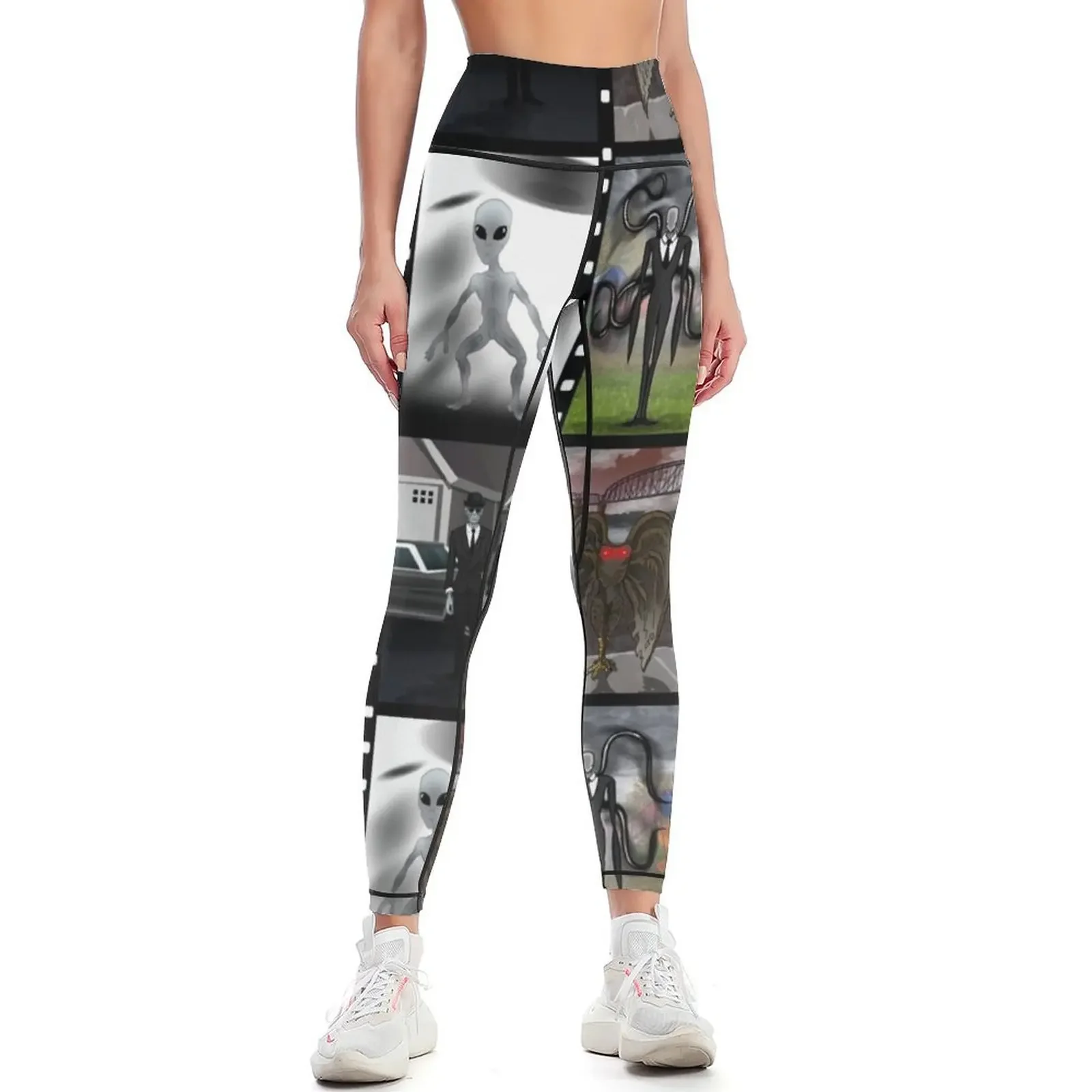 

Cryptozoology, Cryptids and Forteana series 4 Leggings Women's sports Fitness clothing gym clothing active wear Womens Leggings