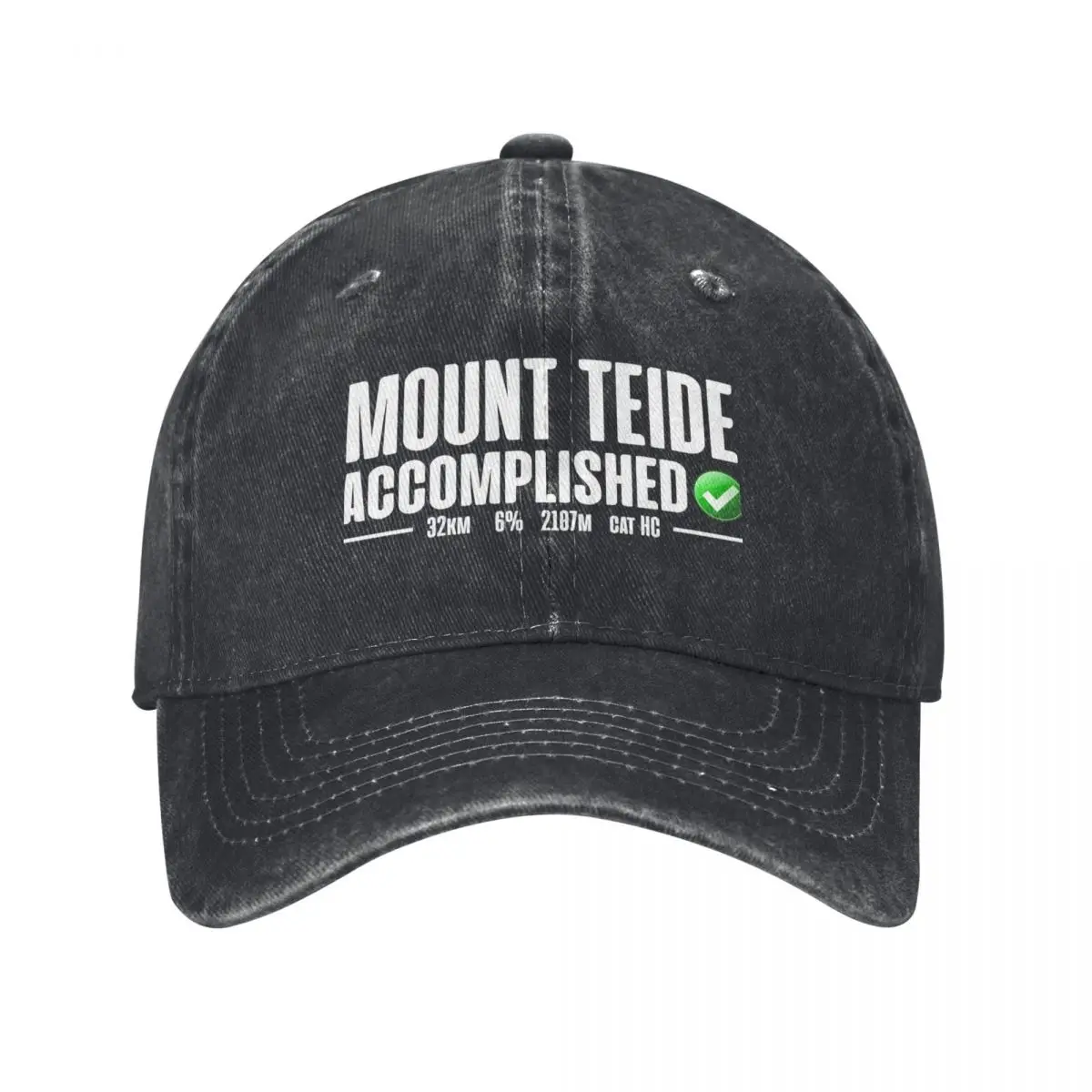 Mount Teide Accomplished Cycling Vuelta A Espa?a tenerife Canary islands Baseball Cap Golf Hat Rave fashionable For Girls Men's