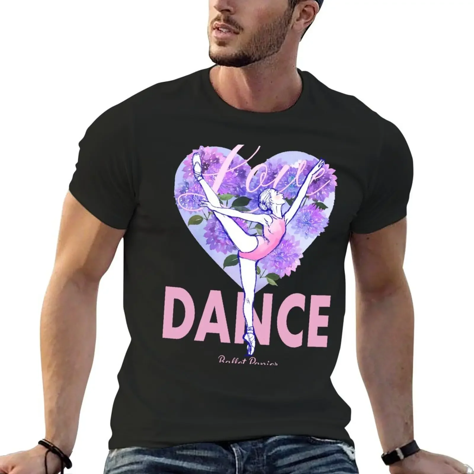 

Love Dance Elegance T-Shirt cotton graphic tees summer clothes Men's t-shirts