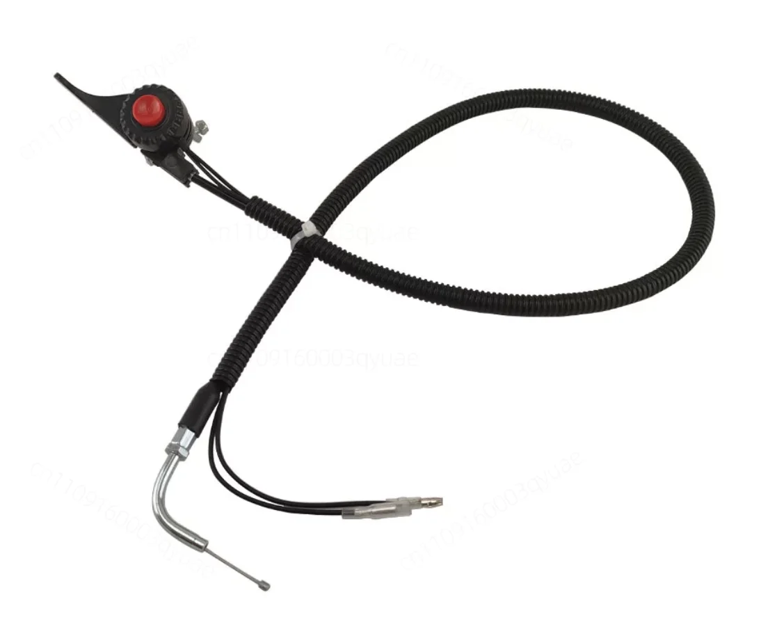 Four-stroke small micro-tiller rotary tiller  engine power throttle line switch handle switch button assembly