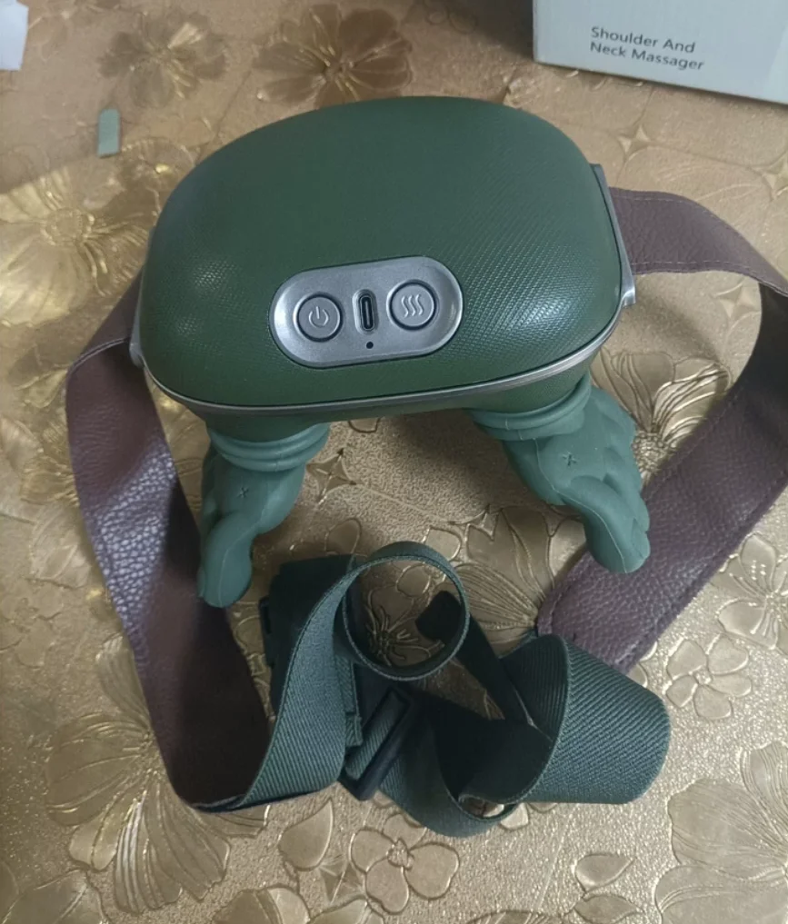 Bionic Finger Neck Shoulder Massager Wireless Neck Cervical Trapezius Kneading Massage Shawl Brushless Motor Neck masajeador