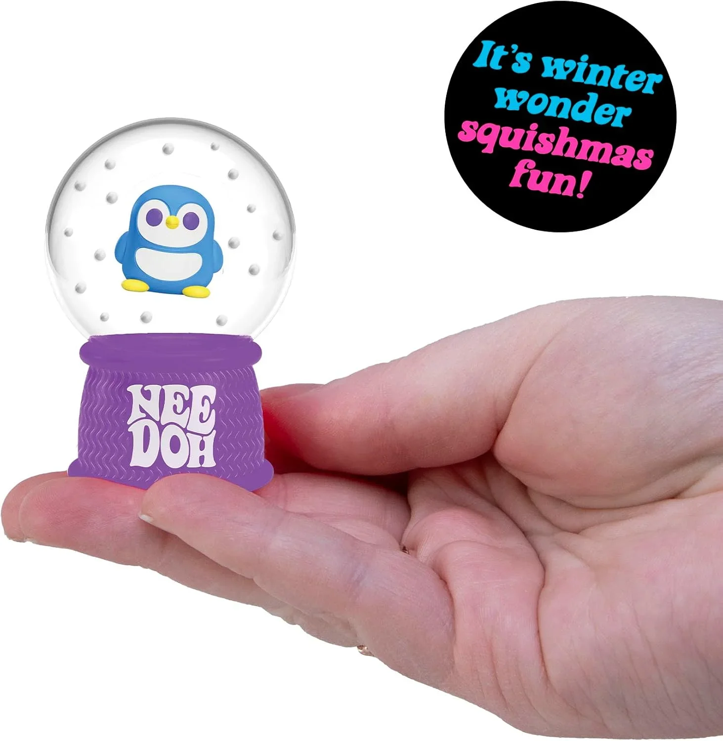 Brandneues Produkt NeeDoh Squish Flow Schneekugel Knisterspielzeug zur Stresslinderung Quetschspielzeug Schöner Würfel Sensorisches Spielzeug für Erwachsene Geschenke – Detail 5