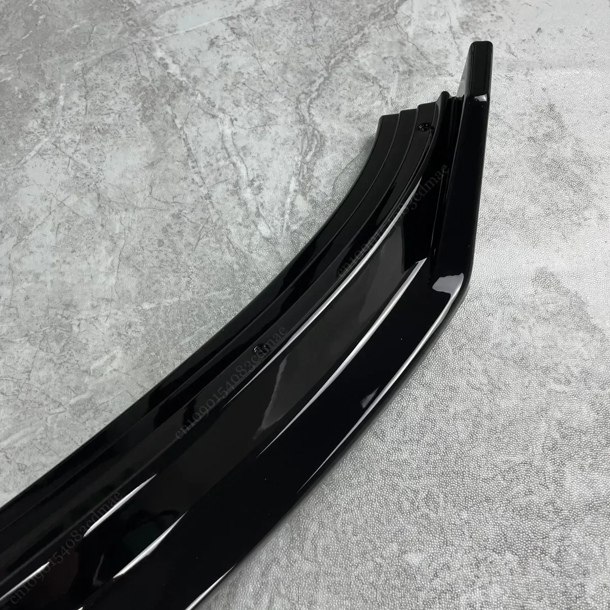 Front Bumper Splitter Lip 3Pcs for VW Polo MK5 6R Standard Pre‑Facelift 2010 2011 2012 2013 Tuning Body Kit Gloss Black UV Coat