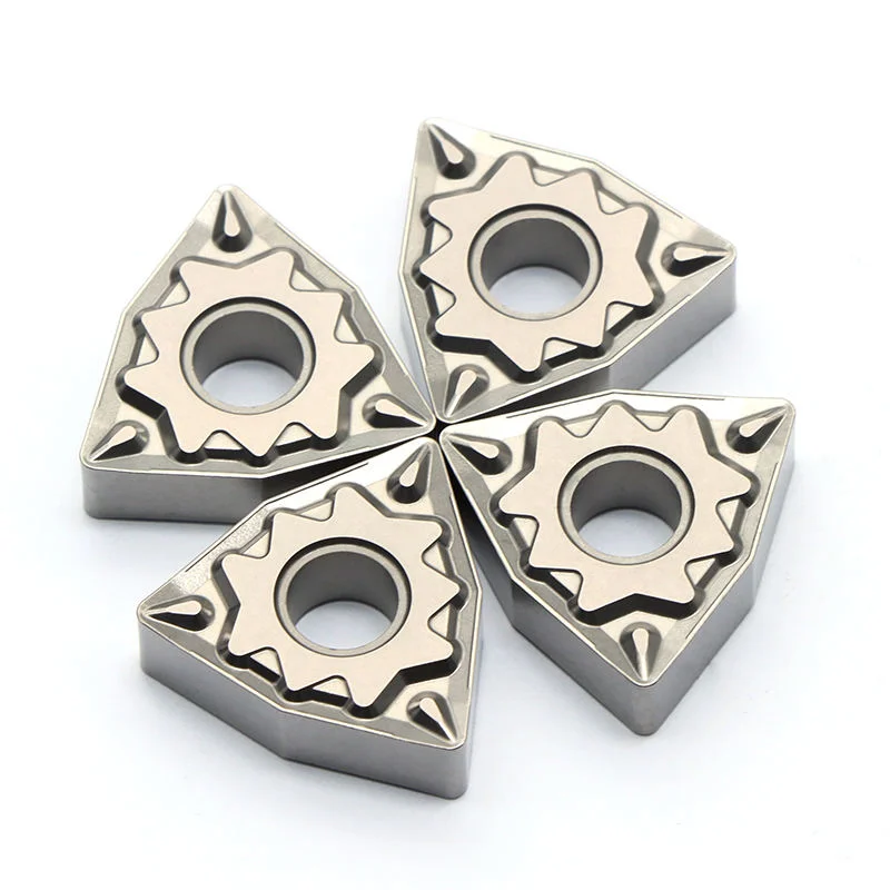 Cermet-Drehmeißel für CNC WNMG080404‑HQ WNMG080408‑HQ Dreieckige Schälförmige Form für Außendrehbearbeitung von Stahl – Detail 6