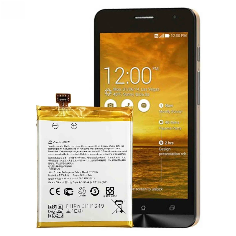 Brand New Battery C11P1324 2110mAh  For ASUS ZenFone 5 A500G Z5 T00J ZENFONE5 A500CG A500KL A501CG Phone Battery+Tools