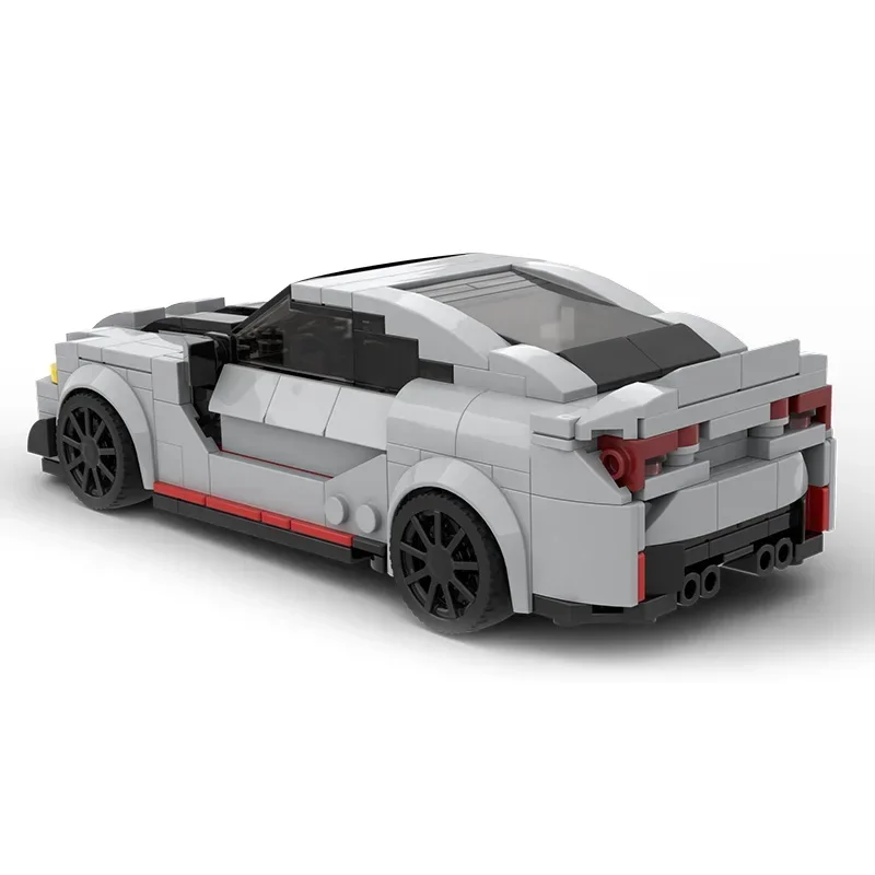 MOC-MOC Building Bricks of Supercar Model, Speed Champion, M4 Technology, Blocos Modulares, Brinquedos de Natal, Conjuntos DIY, Montagem, Cidade, Presentes