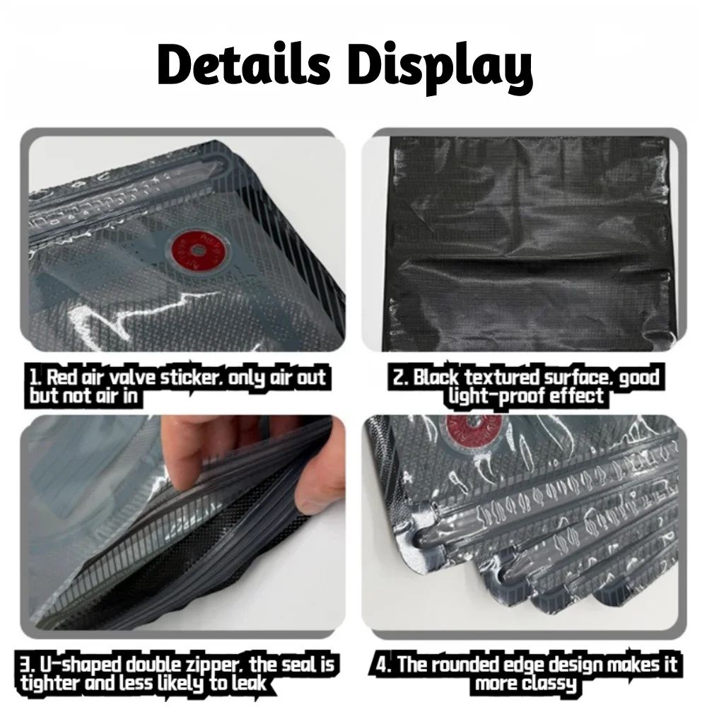 3D Filament Bag black Filament Storage Bag PLA ABS PETG Vacuum Bag Dryer Humidity Resistant Sealing Bags Keep Filament Dry