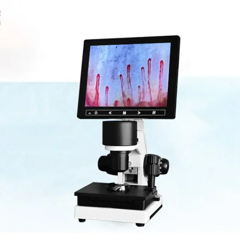 Digital Microscope Nailfold Capillary Microcirculation Detector Blood Microcirculation Analyzer with 7/9