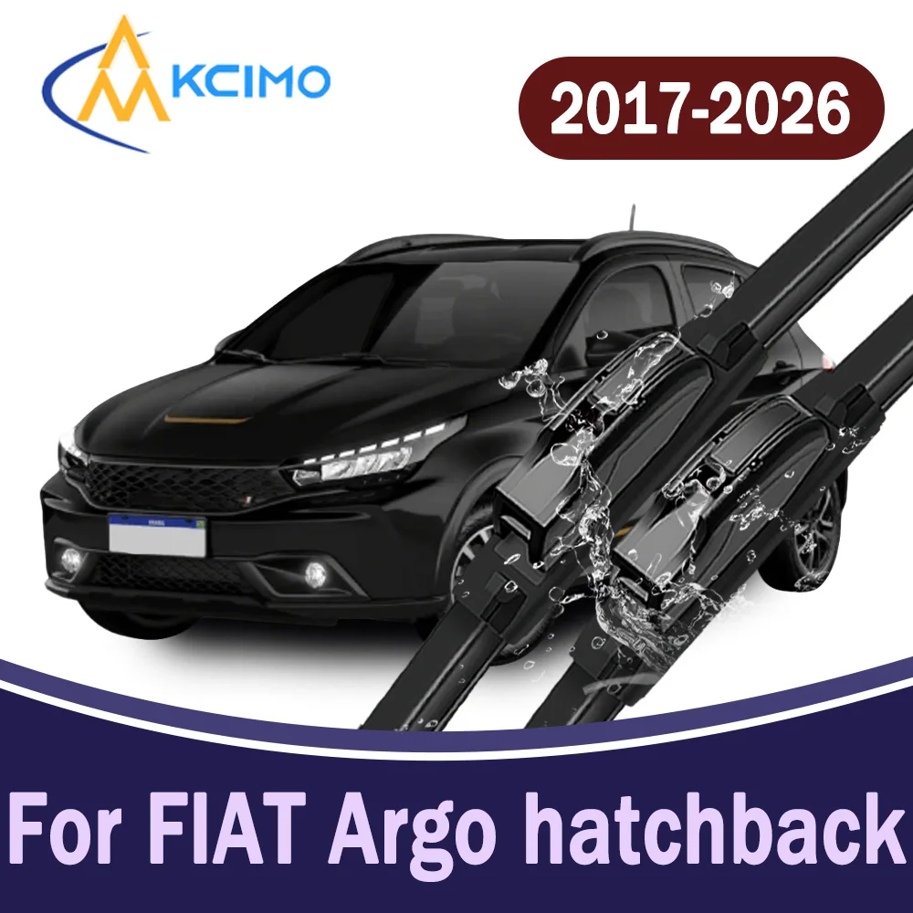 

All-Weather Front Windscreen Wiper Blades For FIAT Argo hatchback 2017-2026 High Quality Car Windshield Replacement Parts 2Pcs