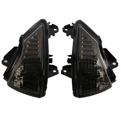 Motosiklet Ön Dönüş Göstergesi Sinyal Kırpıcı Kawasaki ER6N ER6F ER6R 2009-2011 2010 Siyah/Şeffaf/Turuncu Lens