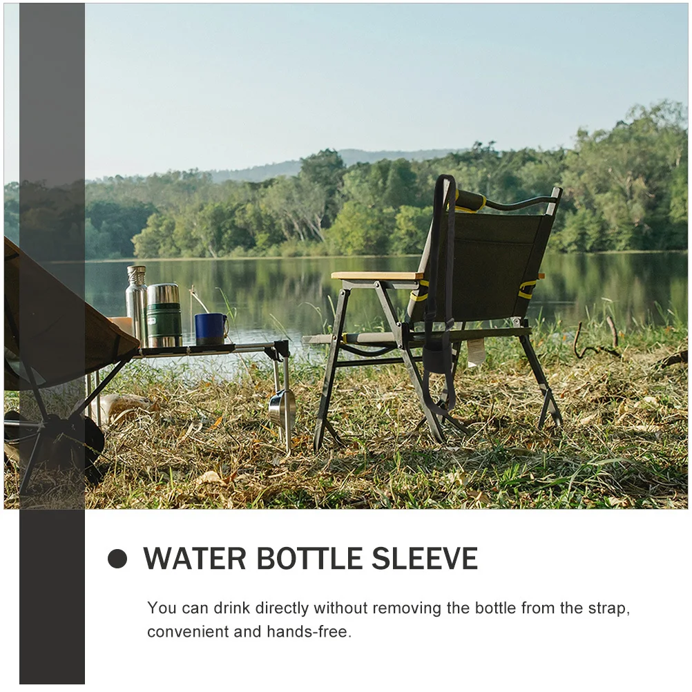 

Lightweight Water Bottle Strap Adjustable Hiking Carrier Durable Sleeve Outdoor Sports Bottle Cover Camping Supplies
