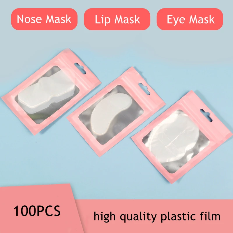 Disposable Plastic Film For Eyes Lip Nose Mask Blackheads Deep Face Skincare Beauty Ultra Thin Paper Facial Beauty Salon Product