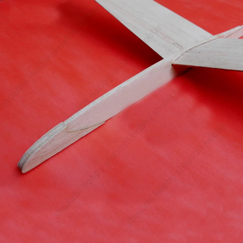 1 Juego de modelo de avión de madera hecho a mano, deportes al aire libre, juguete volador, planeador, envergadura, Kit de montaje de 300mm para aviones RC hechos a mano