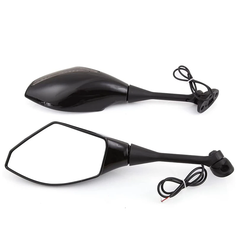 Motorcycle Side View Mirror With Turn Signal Is Suitable For Sports Bike Honda CBR600RR 2003-2011 CBR1000RR 2004-2007