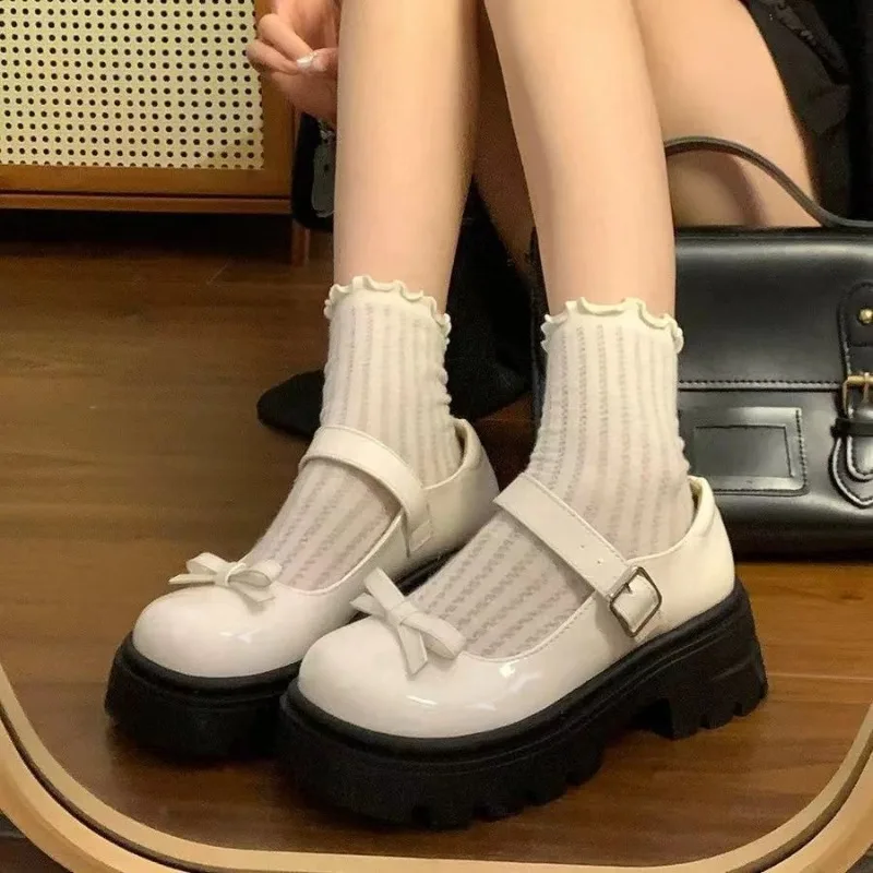 

Новинка 2023 года, женская обувь на высоком каблуке, модное платье с узлом-бабочкой, брендовая обувь с пряжкой и ремешком, бестселлер, туфли Мэри Джейн