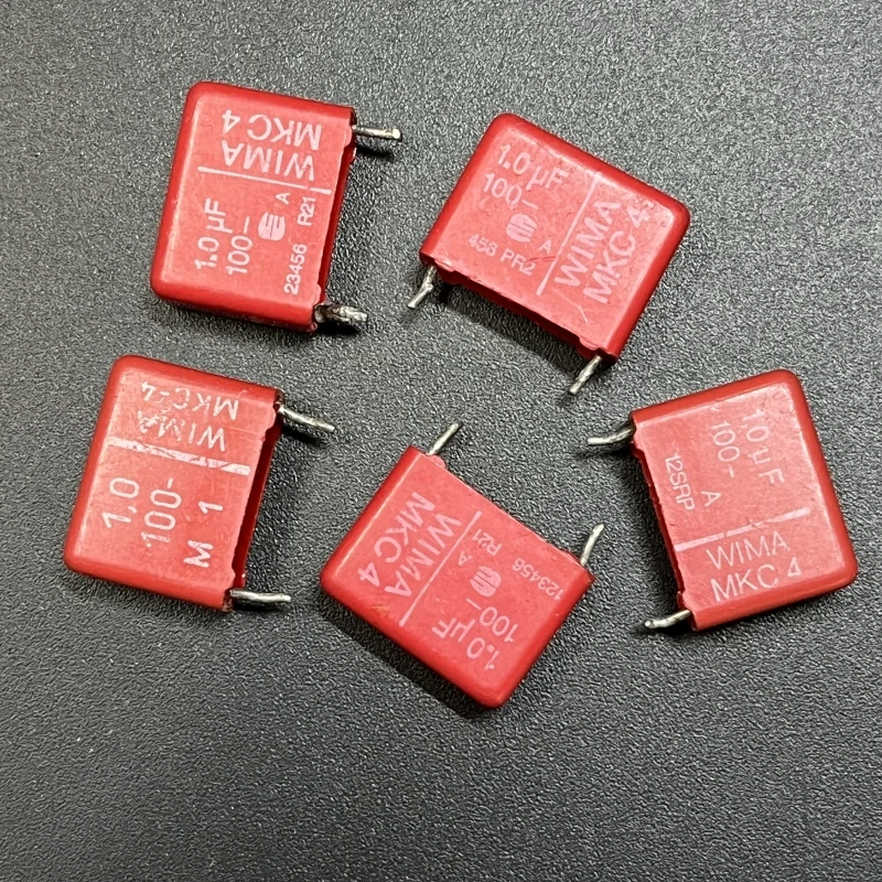 WIMA1.0UF100V1UF Capacitor secondhand parts 105UF Please be careful with short tripod distance for requirements 15 Copper feet