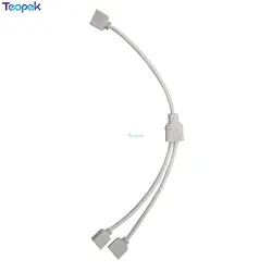 6Pin RGBCCT Splitter Connector 1 to 2, 1 to 3, 1 to 4 Female Extension Wire Cable for RGB+CCT Led Strip 2.0mm
