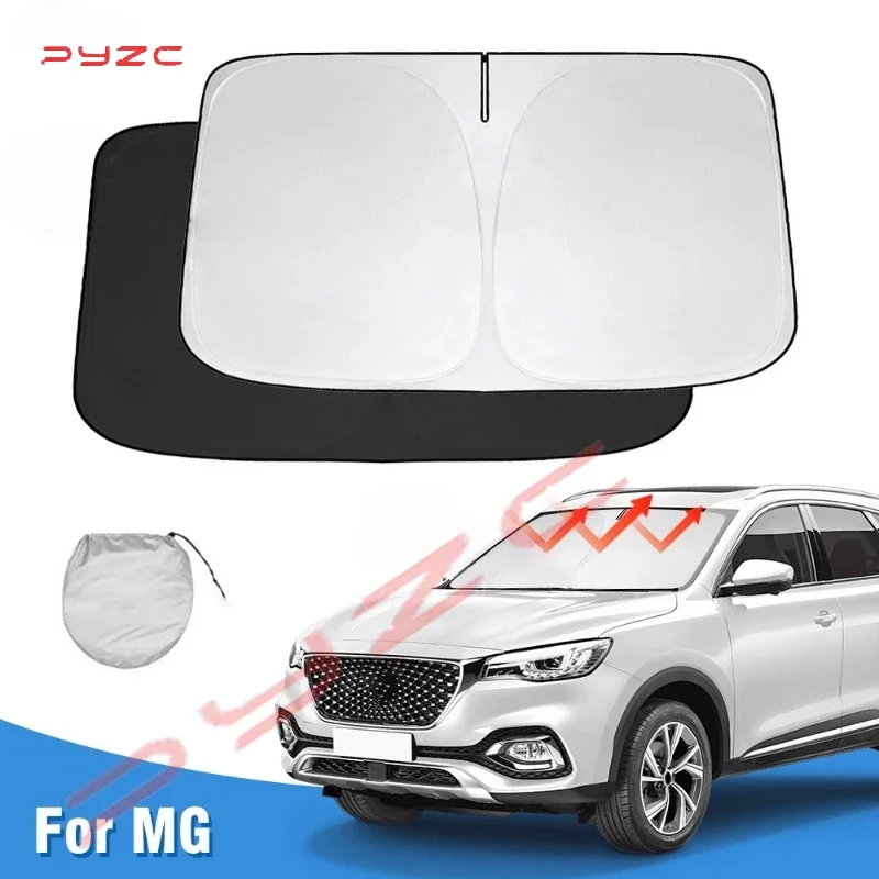 

Windshield Sun Shade For MG HS / EHS EV 2018-2023 2024 Sunshade Sun Visor Protector Foldable Blocks UV Rays Keep Your Car Cooler