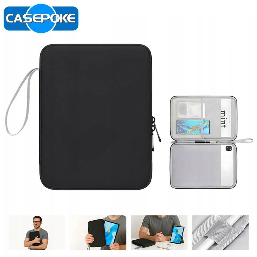 

2025 Новый чехол-сумка для планшета 9–13 дюймов для iPad a16 2025 Новый чехол для iPad Air 11/13 Pro 11/13 с рукавами для переноски Xiaomi Сумки для ноутбуков