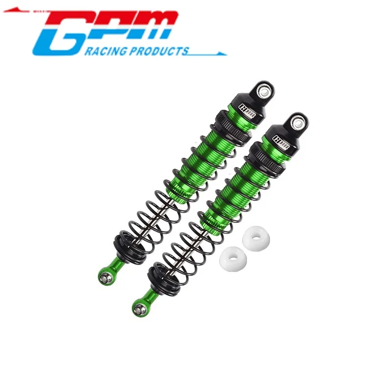 GPM RK122R อะลูมิเนียม 6061-T6 โช้คอัพหลังแบบปรับได้ (122 มม.) สำหรับรถ LOSI 1/10 ROCK REY BRUSHLESS ROCK RACER / BAJA REY DESERT