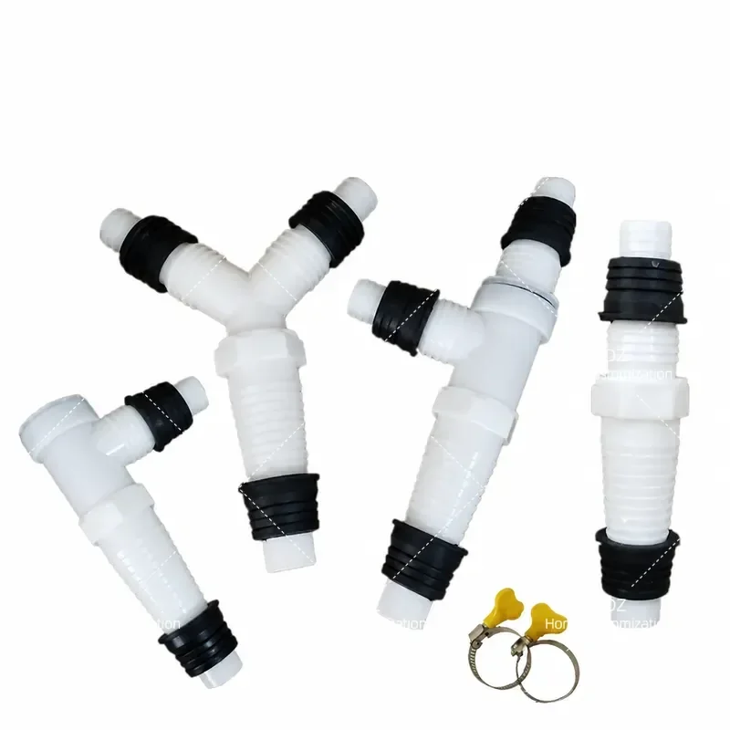Washing Machine Sink Sewer Drain Pipe Tee Joint Extended Adapter Floor Drain Elbow