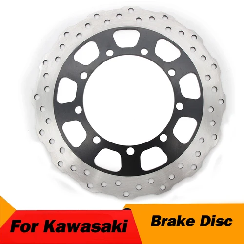 Rotor de freno de disco de freno delantero de motocicleta para Kawasaki 41080-0099-11H KL650 KLR650 2008 2009 2010 2011 2012 2013 2014 2015-2018