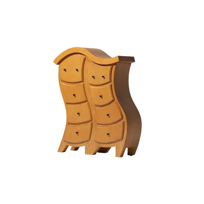 

Medieval fork waist robot double cabinet, eight bucket cabinet large storage edge