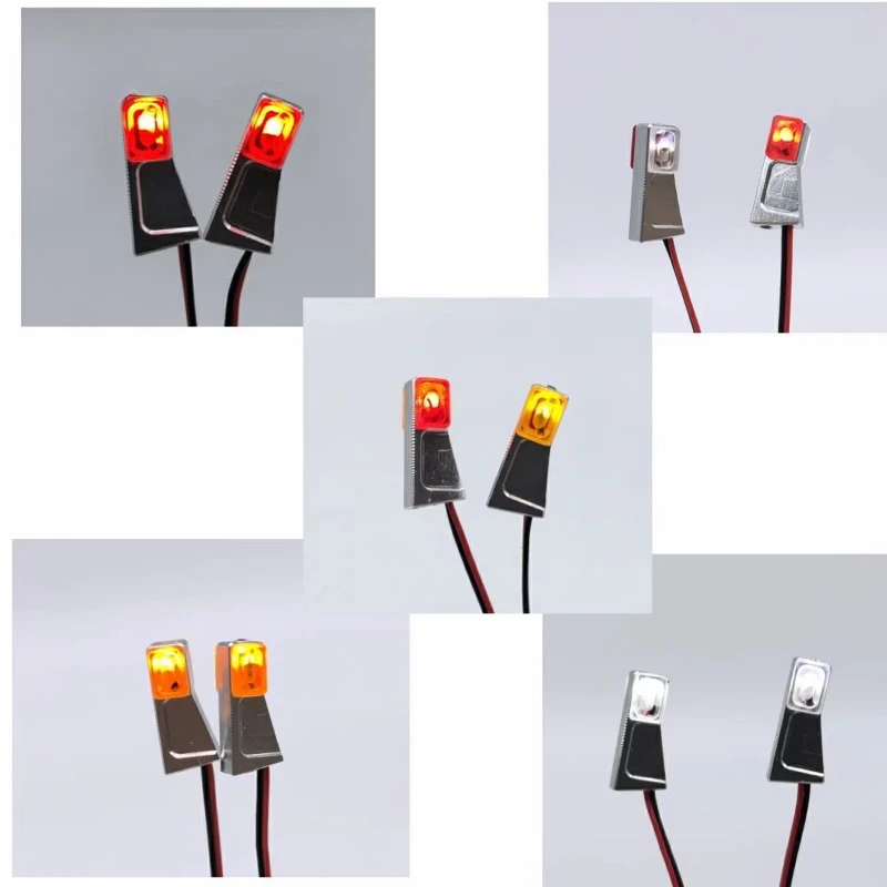 

Aluminum Alloy LED Cockpit Side Light Contour Lamp for 1/14 Tamiya RC Truck Trailer Tipper Scania 770S 56371 56323 DIY Parts