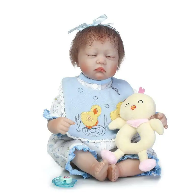 16'' Reborn Baby Handmade Alive Girl Doll Nursery Bebe Silicone Clothe Body Gift Toddler Boy Toys