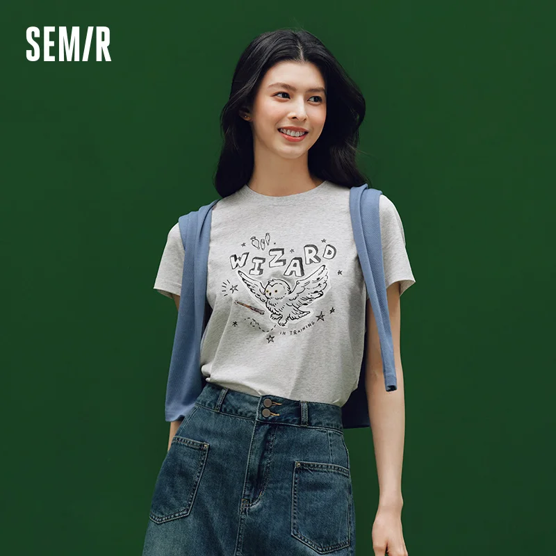 Semir تي شيرتات قصيرة الاكمام المرأة جراثيم 2025 نمط جديد فتل الرطوبة شعور رائع سريع الجفاف #3