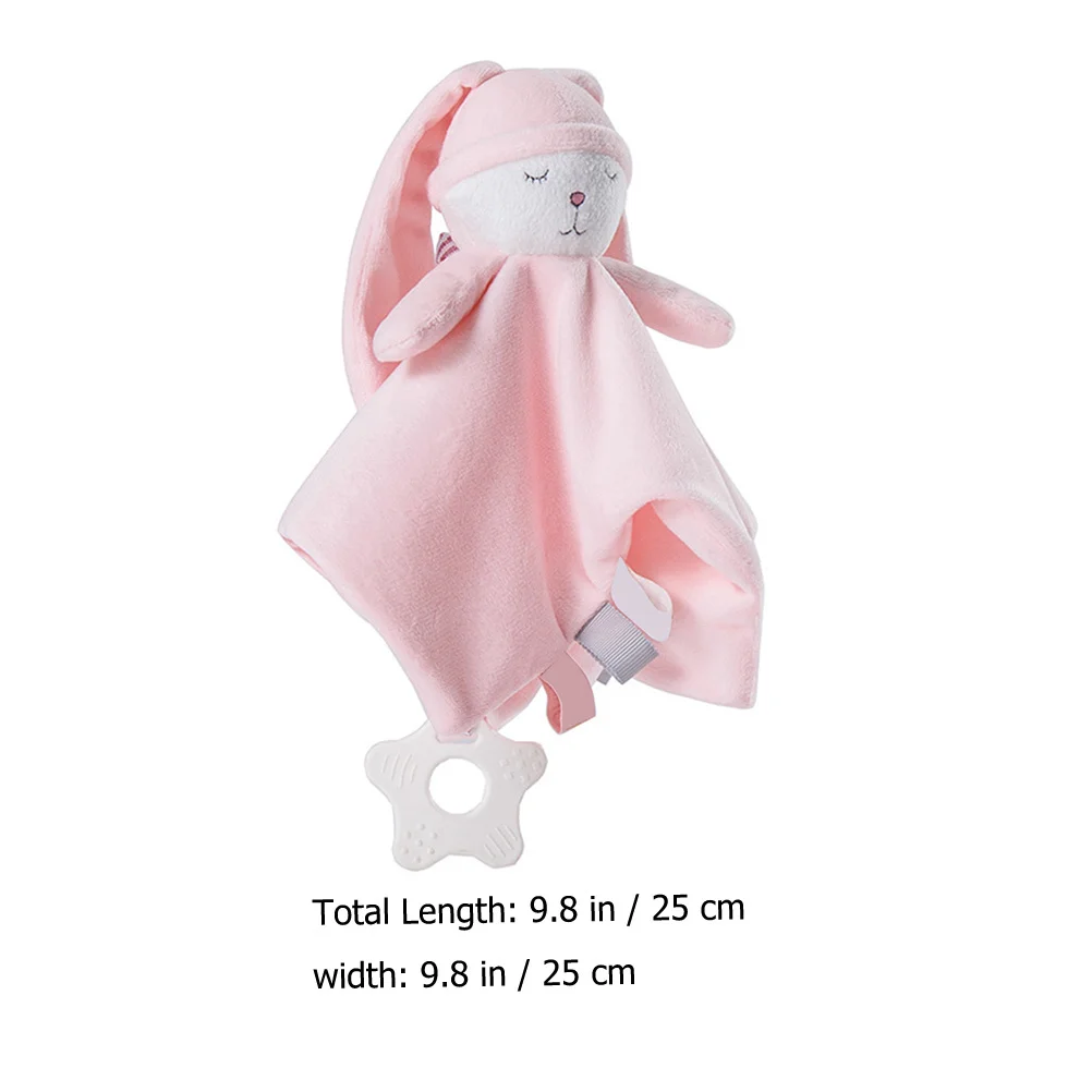 愛らしい赤ちゃんのなだめるようなブランケット コンフォートタオル 安全な素材 幼児をなだめるような視覚発達を促すベビーベッドベビーカー