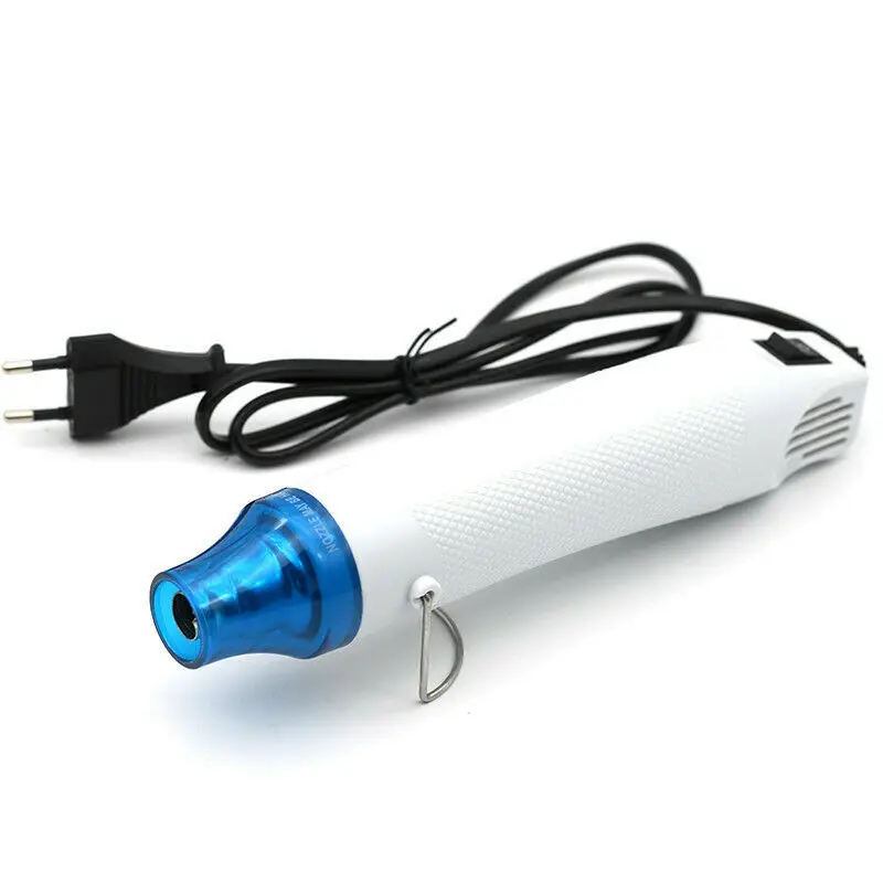 300W Heat Gun Hot Air Electrical Power Mini Gun Blower Handheld with Heat Shrink Butt for DIY Soldering Craft Embossing Wrapping