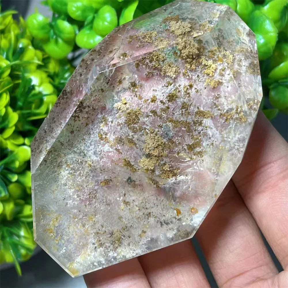 Garden Ghost Free Form Crystal Natural Stone Quartz Specimen RawMinerals Energy Healing Living Spiritual Reiki Home Decoration