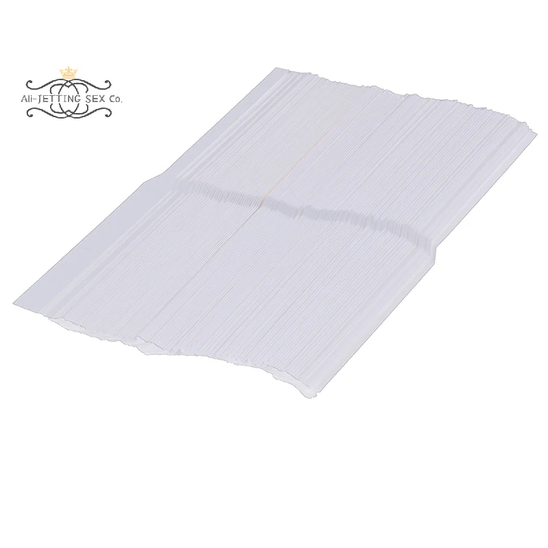 Tiras de papel de prueba de aceites esenciales de Perfume blanco, tira de prueba de fragancia de aromaterapia, 100x12mm, 130 unids/lote por paquete