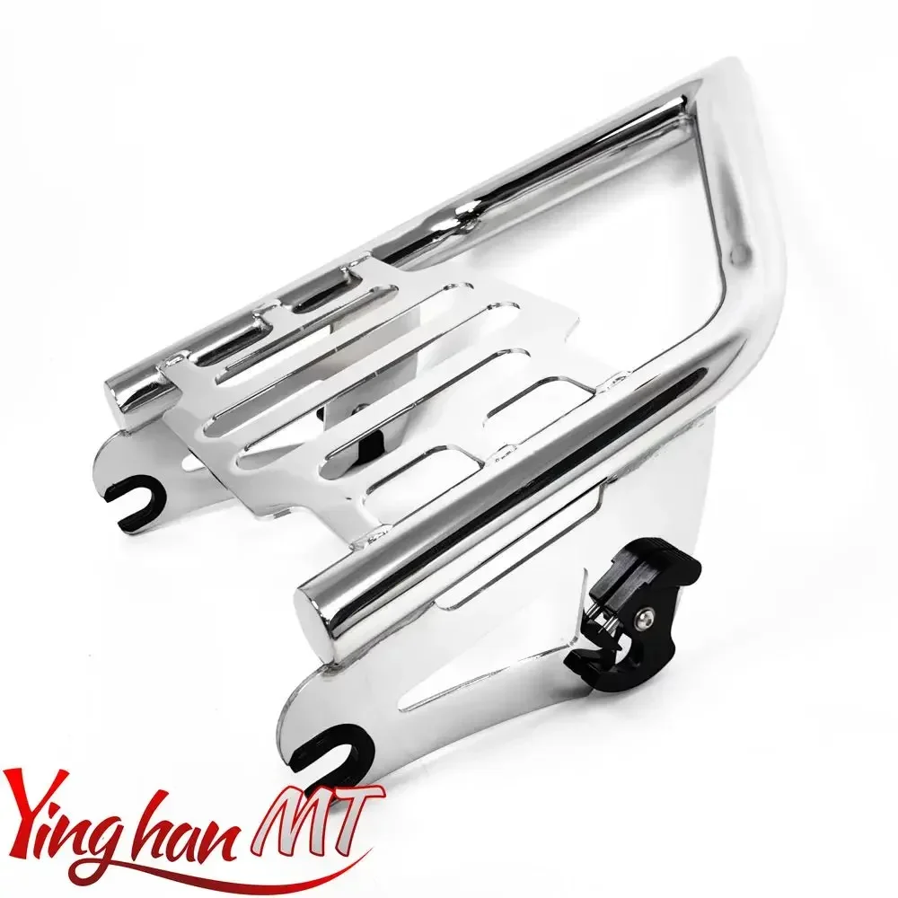 Motorcycle Detachable Cusp shape Luggage Rack For Harley Touring CVO Road King Street Glide Road Glide FLHT FLHX 2009-2023