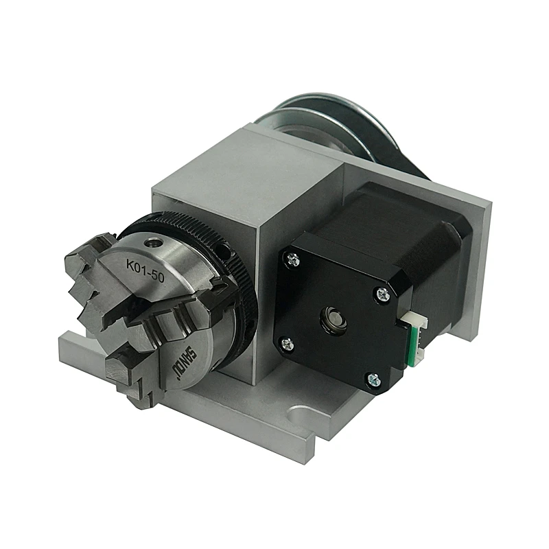 Tailstock And Rotary A Axis 4th Axis for CNC Router Engraver Milling Machine Cnc Rotary Axis Chuck 50mm Activity Tailstock