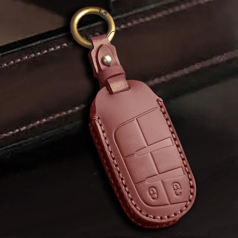 

Car Key Cover Case Fob For Jeep Renegade Compass Grand Cherokee For Chrysler 300C Wrangler Dodge Car Accessaries Keychain