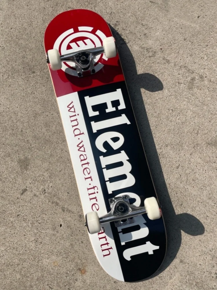 

Brand Discount Element Skateboard Street Skateboard Maple Double Concave Deck Double Kick Skateboard Adult Complete Skateboard