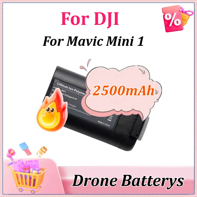 

High Quality Drone Battery 7.2V 2500mAh 18Wh for DJI Mavic Mini 1 Drone Smart Flight Battery Accessories Rechargeable Battery