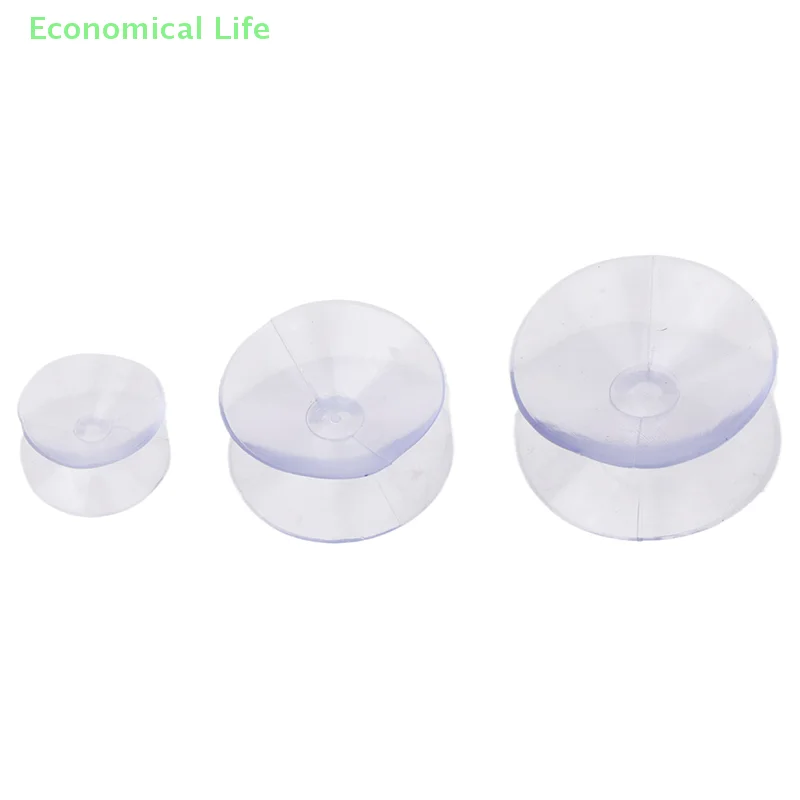 20PCS Double Sided Plastic Suction Cup Vacuum Non-slip Clear Sucker Pad For Glass Car Window Table Top Spacer DIY Soap Holder