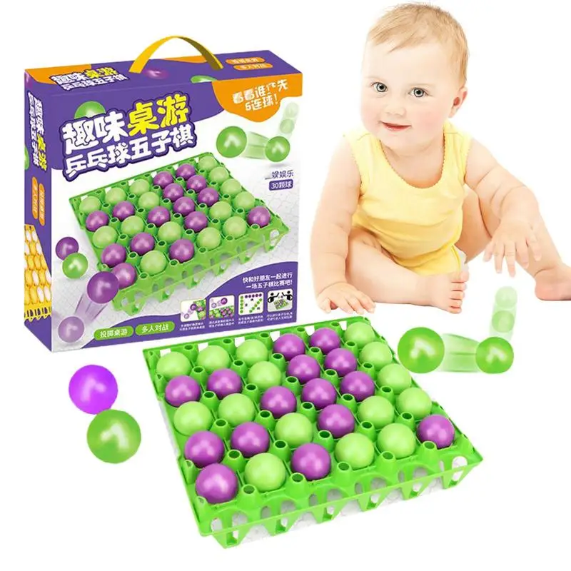 Bouncing Balls Toys Bouncing Backgammon Celebration JumPong Bouncing Balls Interactive Board Game For Family Children